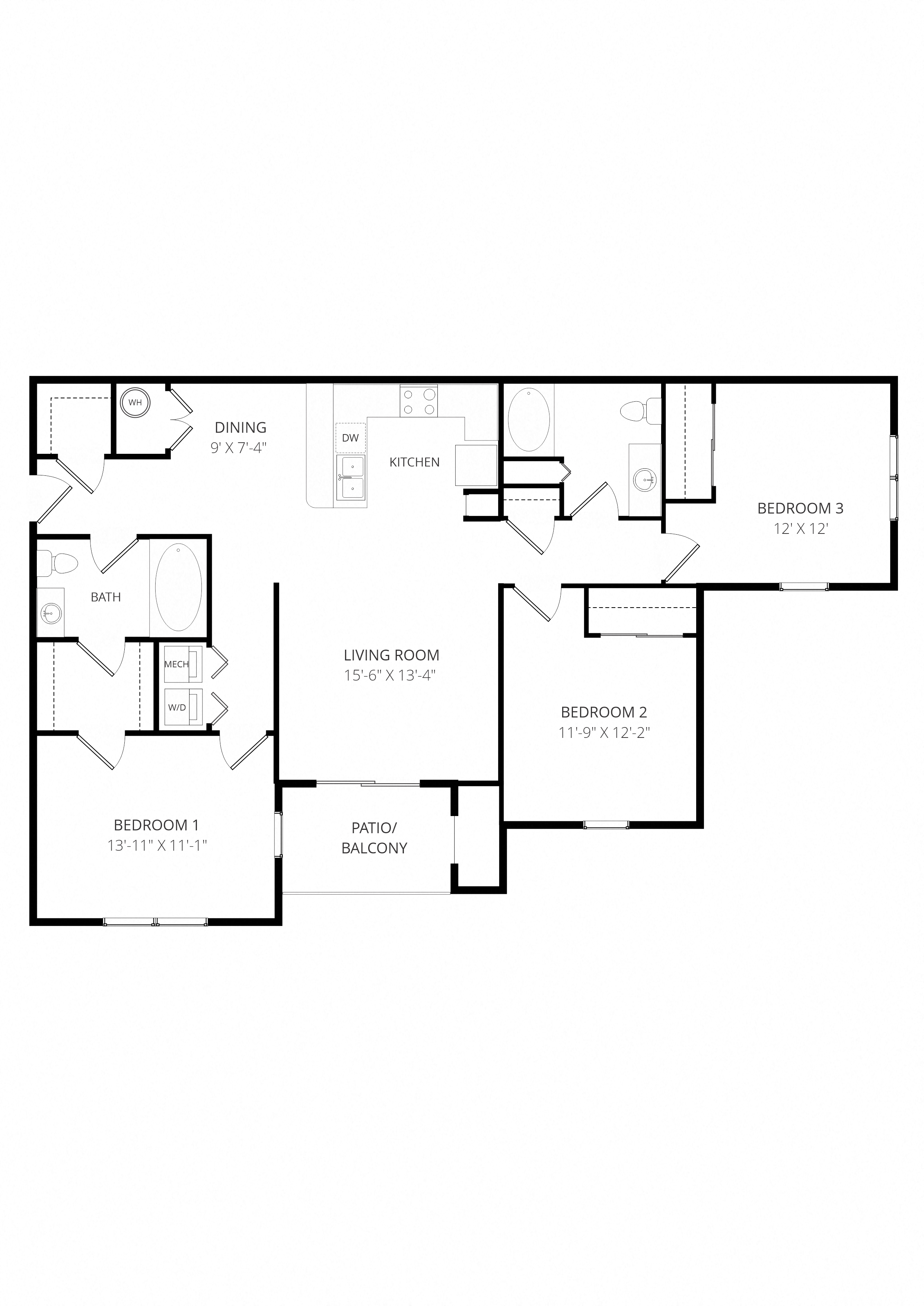 Sunset floor plan